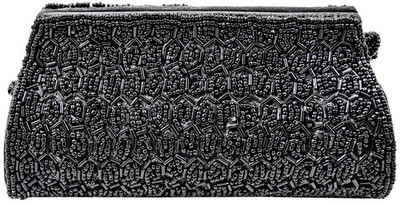 

Ruhi's Creations Casual Grey, Black Clutch, Black;grey