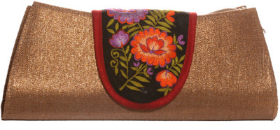 

Soulful Threads Party Gold Clutch