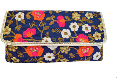 

Mahadev Exports Casual Blue Clutch
