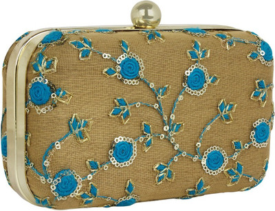 

Mastani Casual Blue, Beige Clutch, Beige;blue