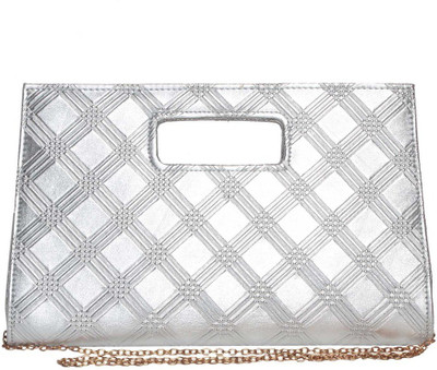 

Reedra Party Silver Clutch