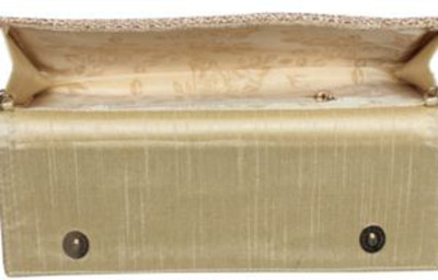 

Sunbeams Casual Gold Clutch