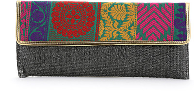 

Elligator Party Grey Clutch