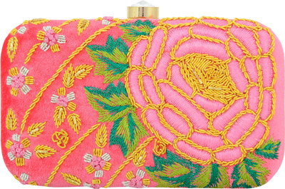 

Tooba Handicraft Party Multicolor Clutch