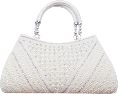 

Feliza Casual White Clutch