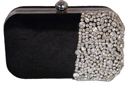 

Shree Kala Fashions Party Black Clutch