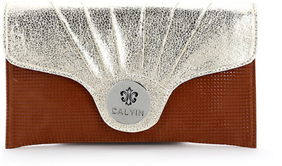 Elligator Party Brown Clutch