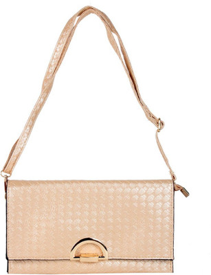 

Reedra Casual Gold Clutch