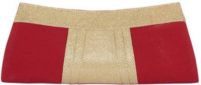 

global impex Party Red Clutch