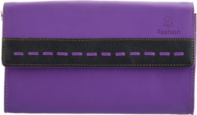 

Fashion Leather Casual Purple Clutch
