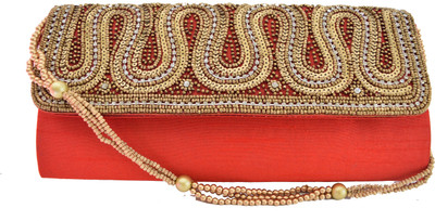 

Mahadev Exports Party Red Clutch
