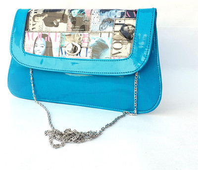 

Sv Casual Blue Clutch