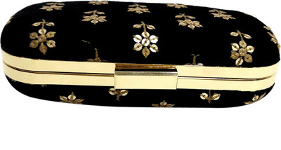 

Arisha Kreation Co Party Black, Gold Clutch