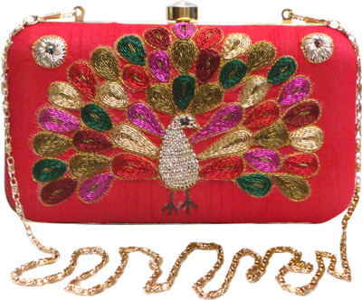 

Bhamini Party Red Clutch