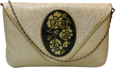 

Bhamini Party Gold Clutch