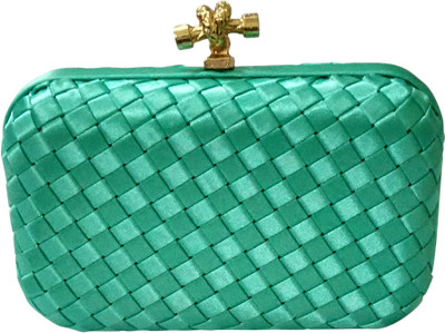 

Tanned Party Green Clutch
