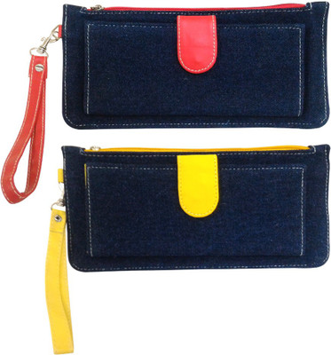 

Natali Traders Casual Red, Yellow Clutch