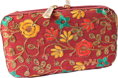 

Mahadev Exports Casual Maroon Clutch