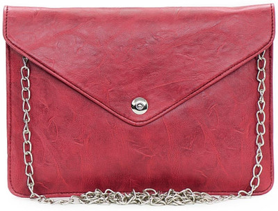 

Vermello Casual Red Clutch