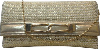 

Bhamini Party Gold Clutch