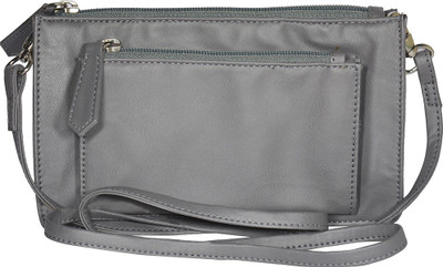 

Famous by Payal Kapoor Casual Grey Clutch