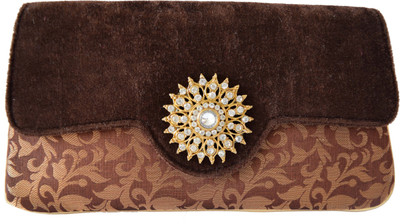 

Mahadev Exports Casual Brown Clutch