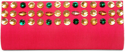 

Sparkle Street Party Pink, Gold Clutch, Gold;pink