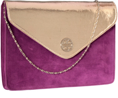 

Contrast Party Pink, Gold Clutch, Gold;pink