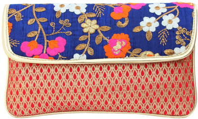 

Craftbazaar Party Red Clutch