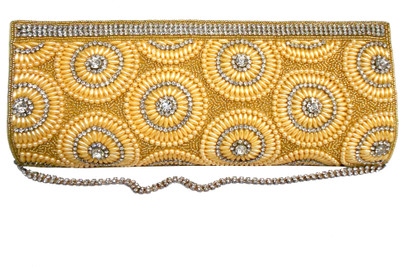 

Kawaii Casual Gold Clutch