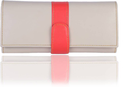 

Anas Party Beige, Red Clutch