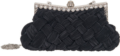 

Peaubella Party Black Clutch
