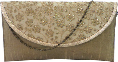 

Bhamini Party Gold Clutch