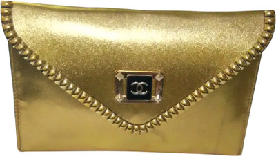 

KVM Casual Gold Clutch