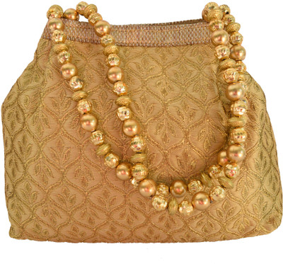 Mahadev Exports Party Gold Clutch