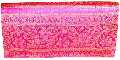 

Indha Craft Casual Pink Clutch