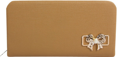 

Polki Casual Tan Clutch