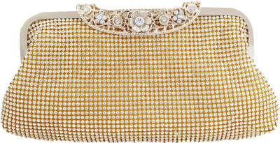 

Super Drool Formal Gold Clutch