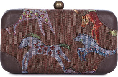 

Matchbox Maison Casual Brown Clutch