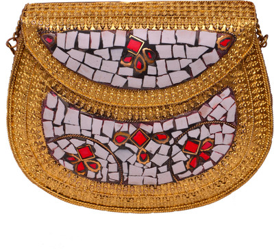 

Purpledip Party Multicolor Clutch