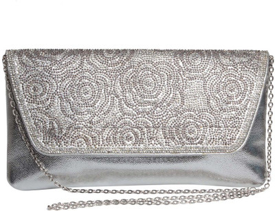 

Reedra Party Silver Clutch