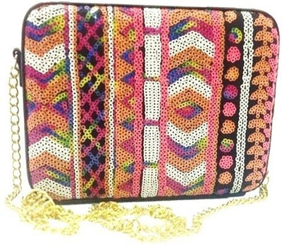 

The Peacock Plum Casual, Party Multicolor Clutch