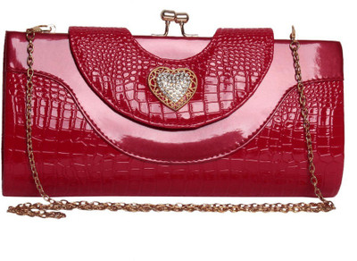 Reedra Party Red Clutch