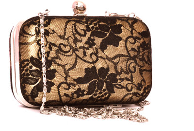 

Berrypeckers Party Gold, Black Clutch, Black;gold