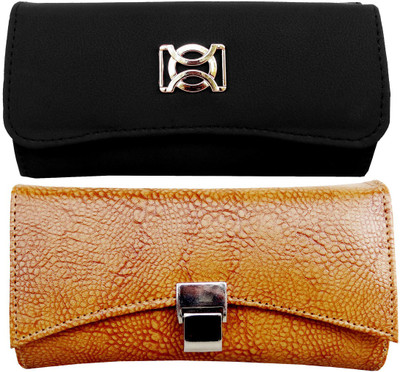 

Purseonality Casual Black, Brown, Tan Clutch