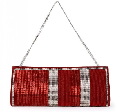 

Oleva Party Red Clutch