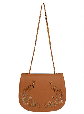 

The Trendy Party Tan Clutch