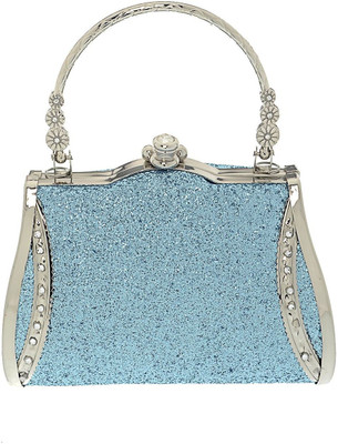 

The Ethnic Wears Party Blue Clutch