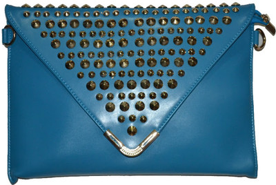 

Cathriem Casual Blue Clutch