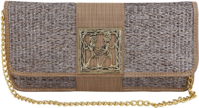 

Vdesi Party Silver, Gold Clutch, Gold;silver